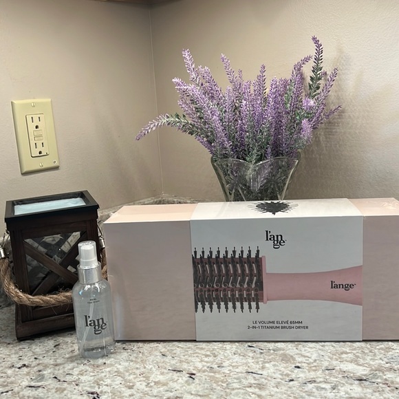 l’ange Other - L’ANGE LE VOLUME ELEVE 65MM 2-in-1 Titanium Brush Dryer Pink